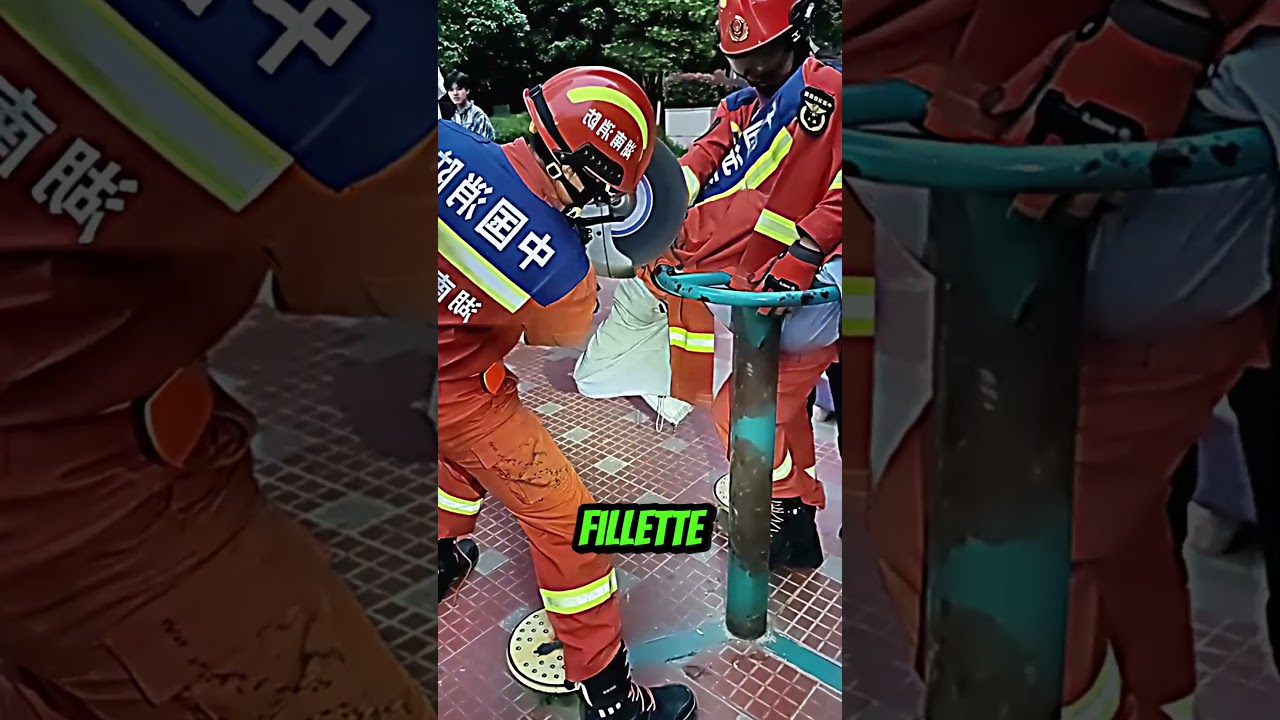 Fillette Coincée dans une Machine de Fitness : Intervention des Pompiers 👧🛠️